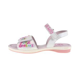 Lelli Kelly LK4470 White Glitter ToddlerG sandals 26 NEW
